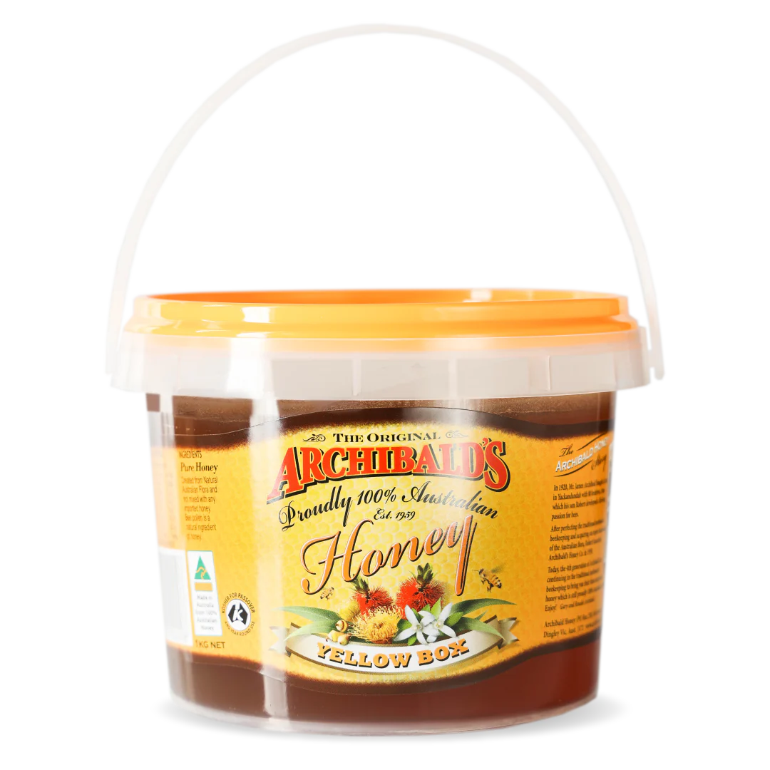 Yellow Box Honey 1kg Bucket